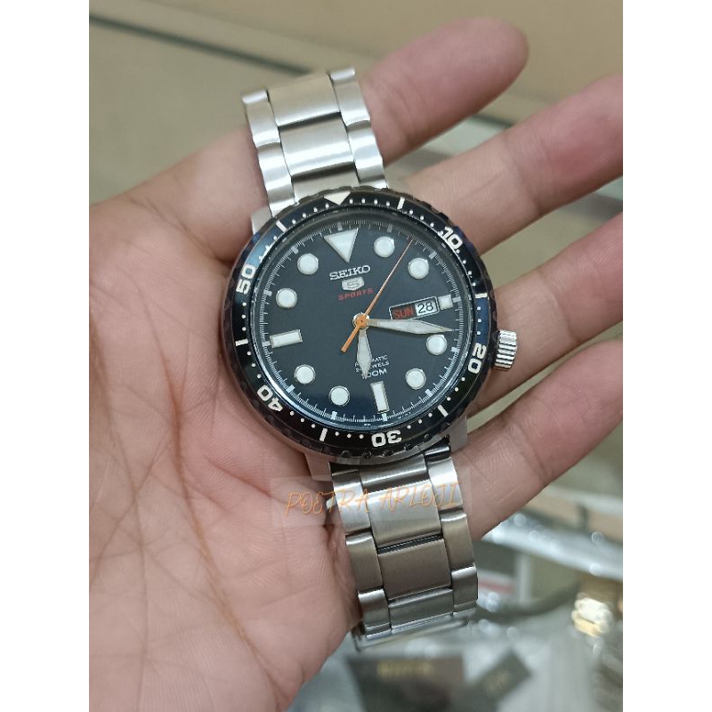 Jam Seiko 5 SRPC63K1 Bottle Cap otomatis cal 4R36