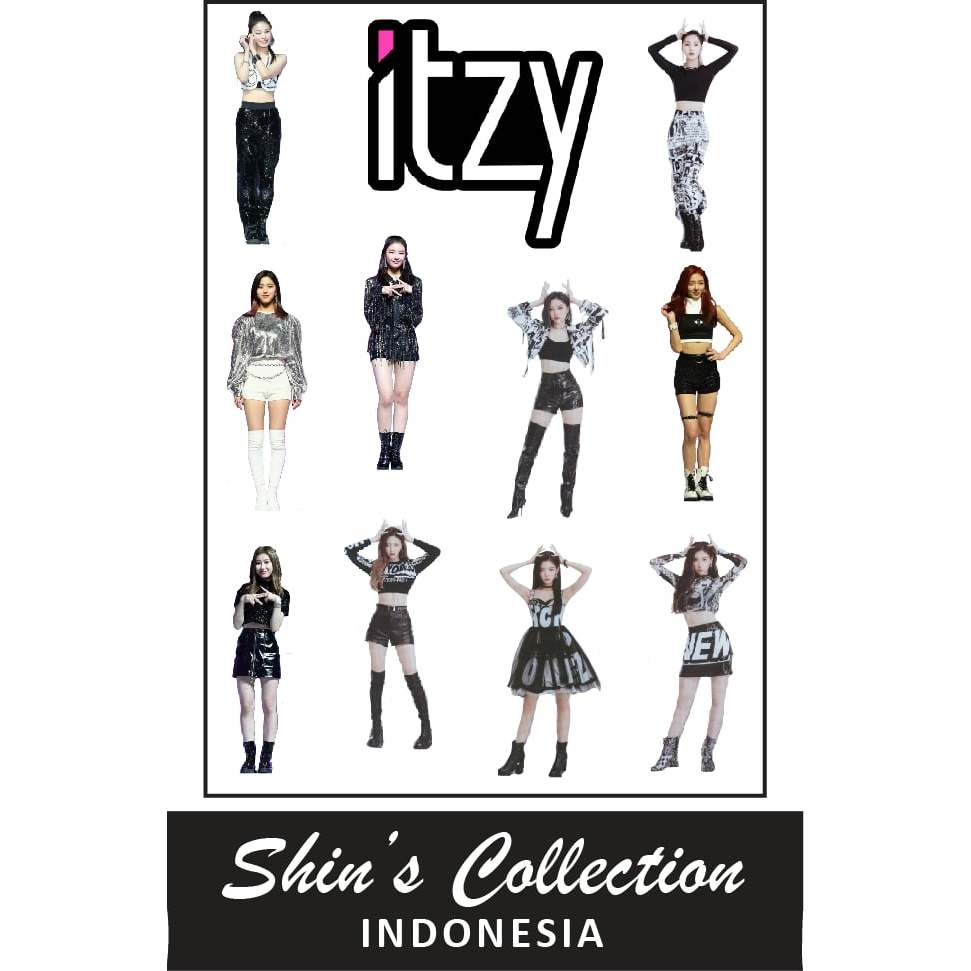 

Sticker stiker Itzy kpop korea 1 pc