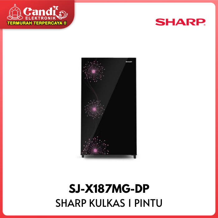 SHARP KULKAS 1 PINTU SJ-X187MG-DP 166 LITER SJ-X187MG