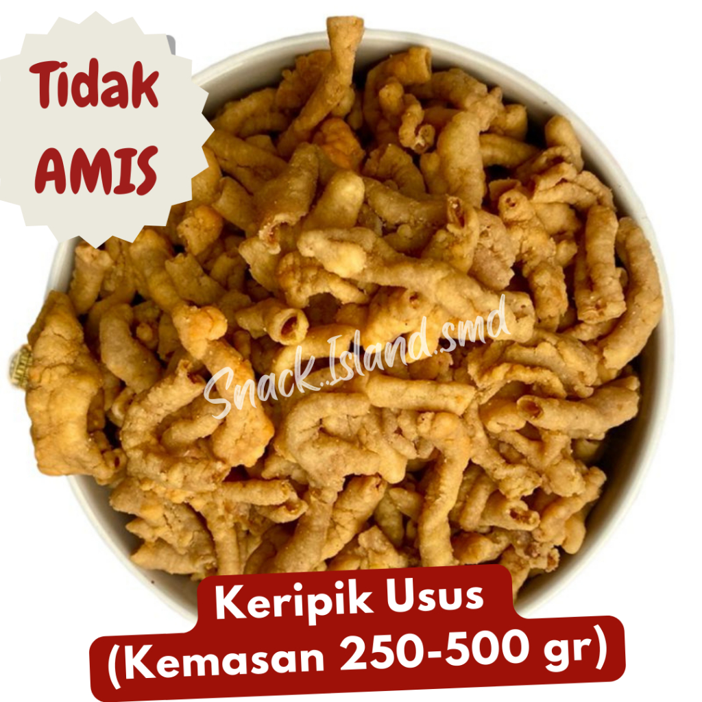 

Snack Cemilan Kalimantan Keripik Kripik Usus Pedas Daun Jeruk Original Samarinda 250 gr 500 gr