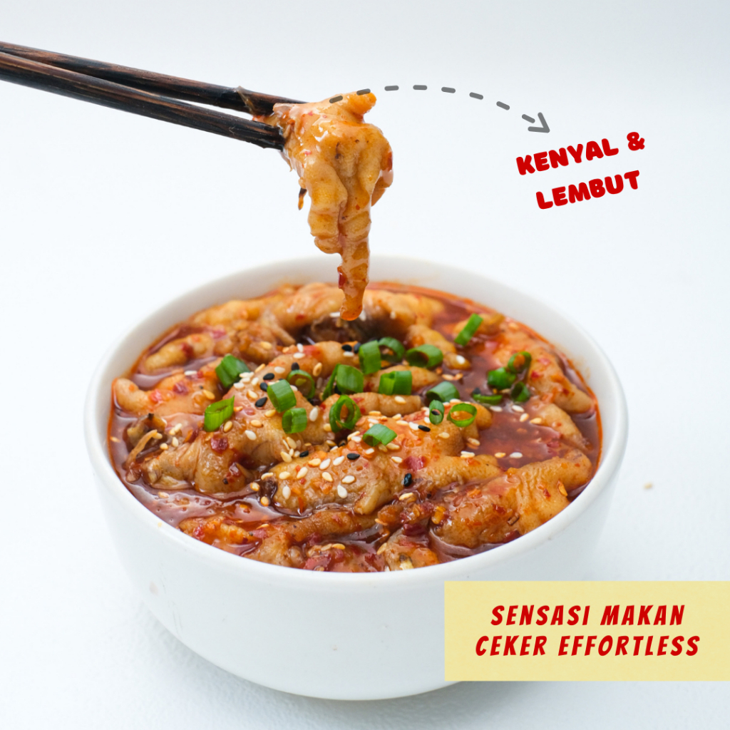 

Nafariz724 Gelifood - Dakbal Ceker Tanpa Tulang Saus Gochujang Makanan Khas Korea 200Gr