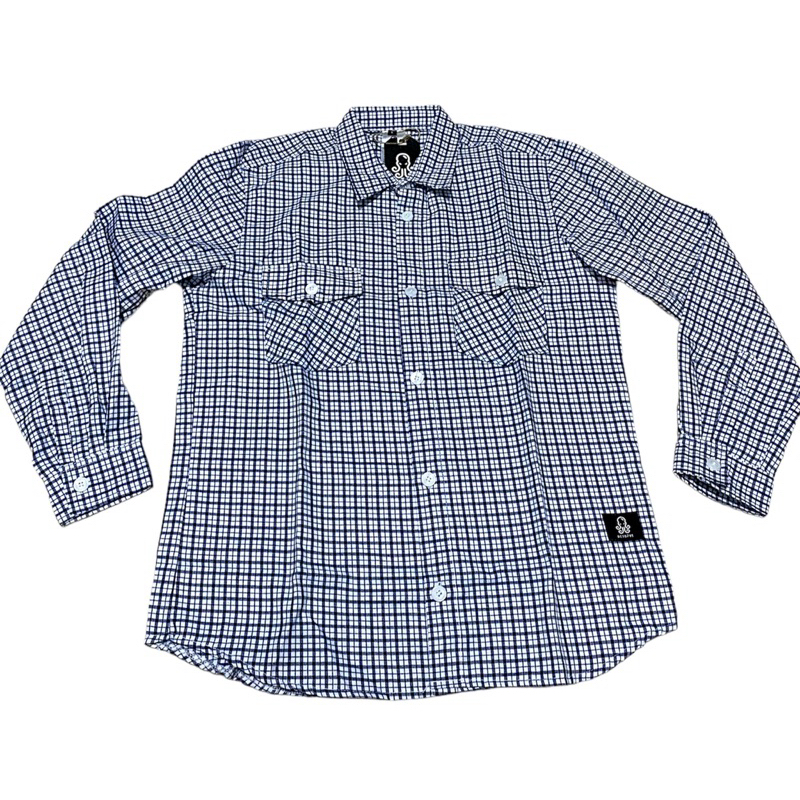 FLANEL | MOTIF GARIS HITAM PUTIH | OCTPS