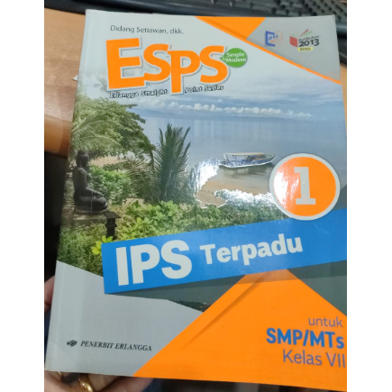 Buku Bekas Erlangga  ESPS IPS Terpadu SMP/MTs Kelas VII