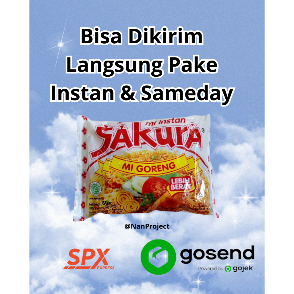 

Sakura Mie Instant Mie Goreng 60 gram