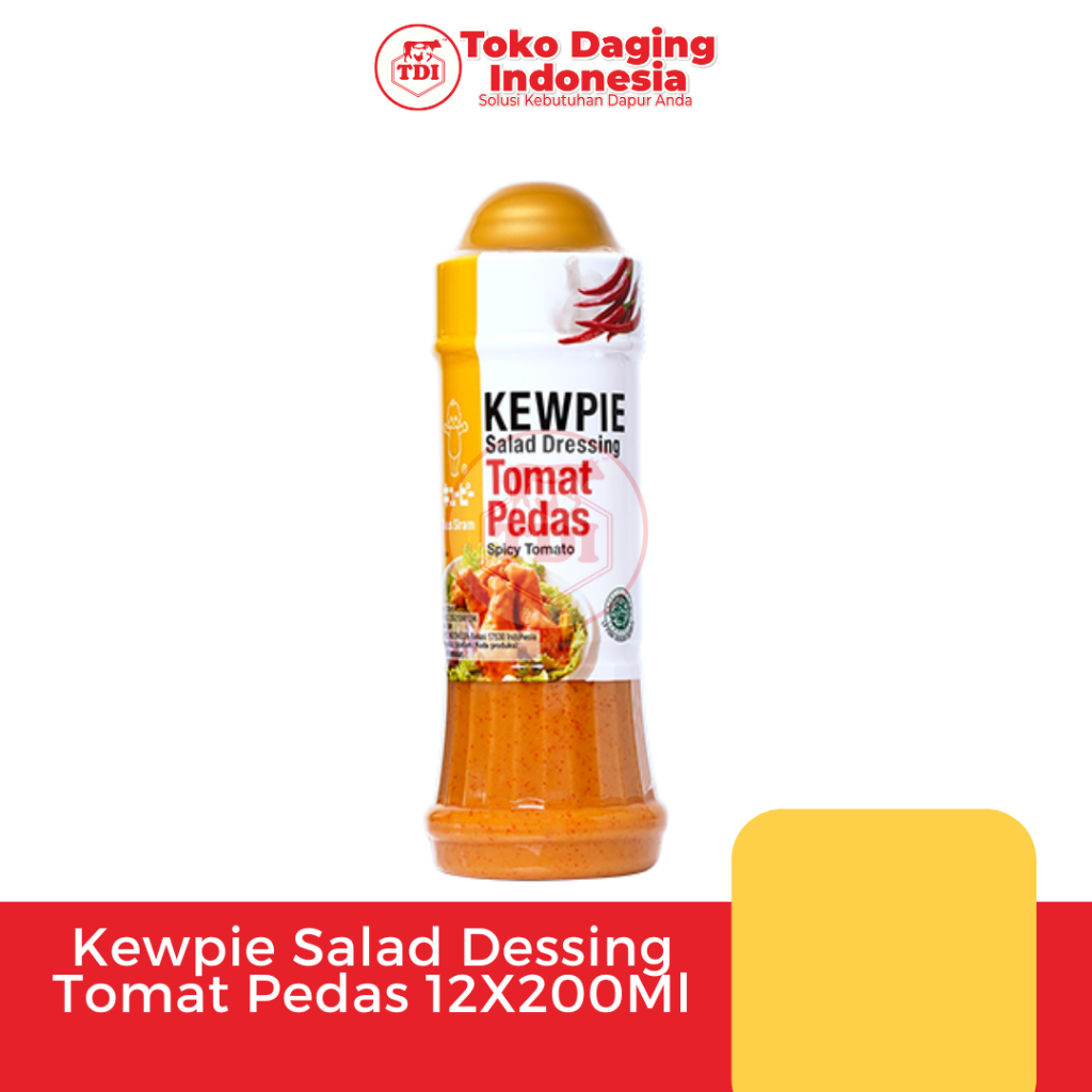 

Kewpie Salad Dessing Tomat Pedas 12X200Ml