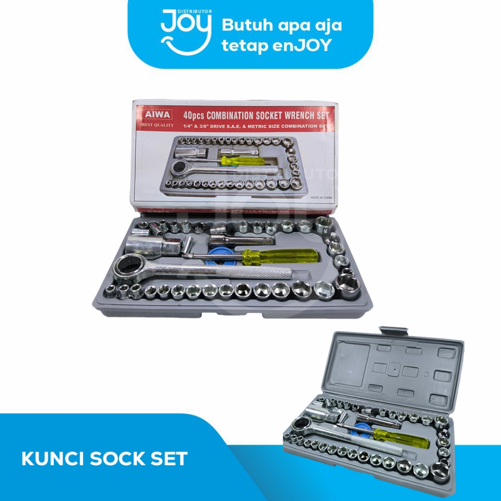(JOY) Kunci Shock Set 40in1