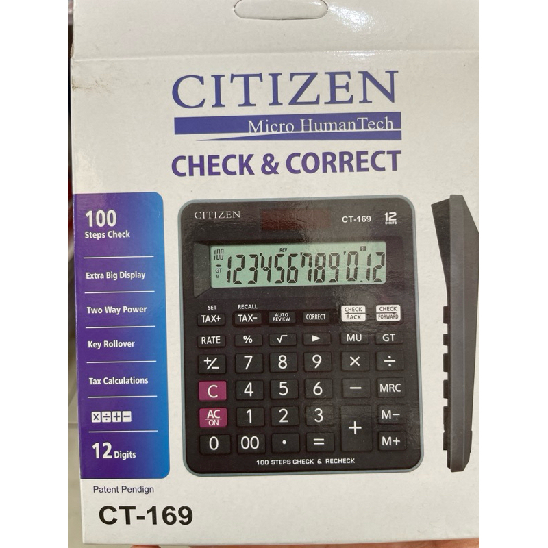 

Kalkulator Citi*en CT-169