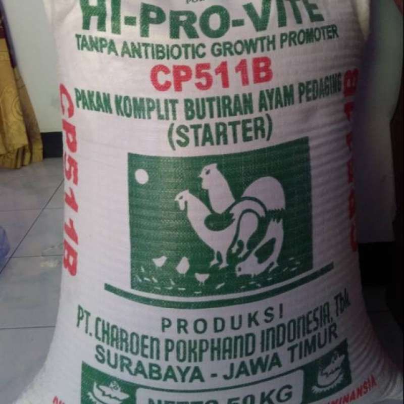 CP511B Pakan Ayam 511 Pur Ayam Starter Ras Pedaging 5kg