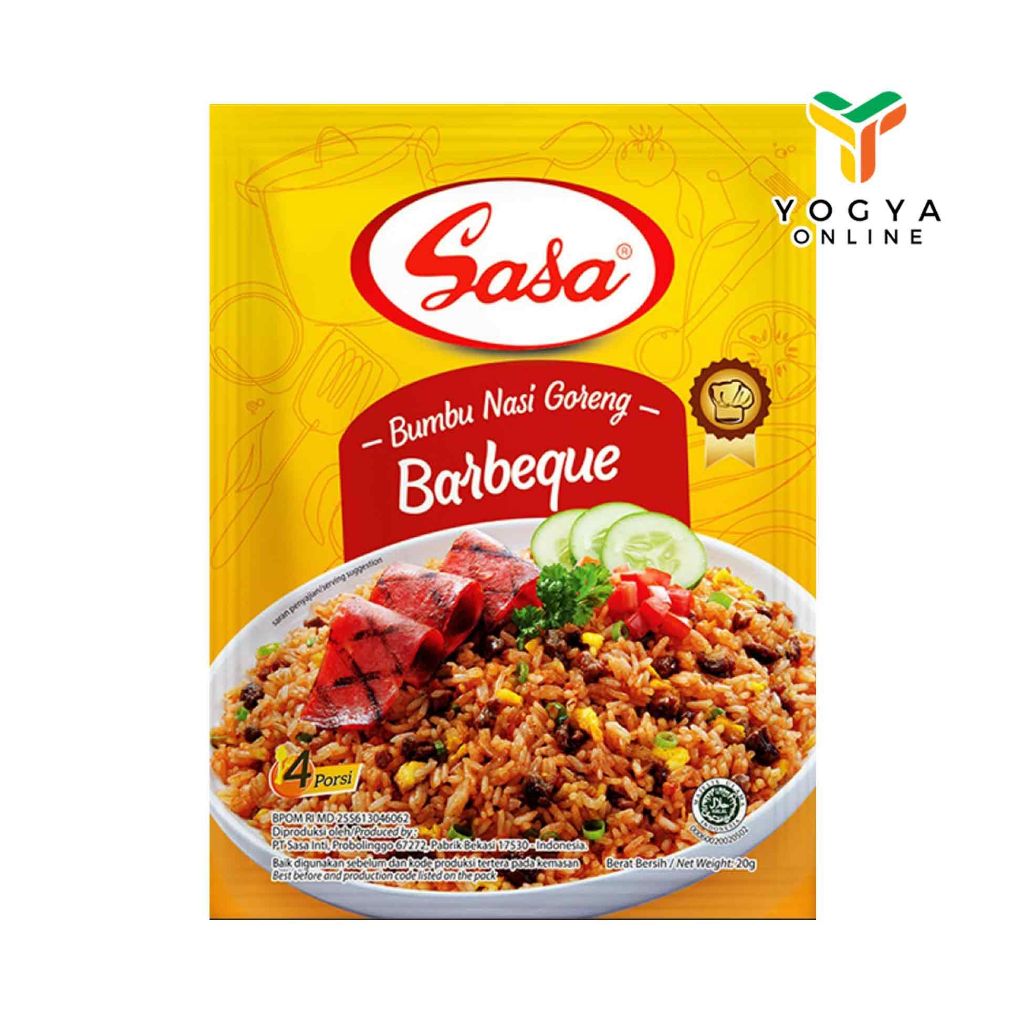 

Sasa Bumbu Nasi Goreng Barbeque 20 G