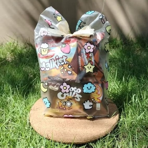 

Gift snack hampers anak isi 6 souvenir ulang tahun