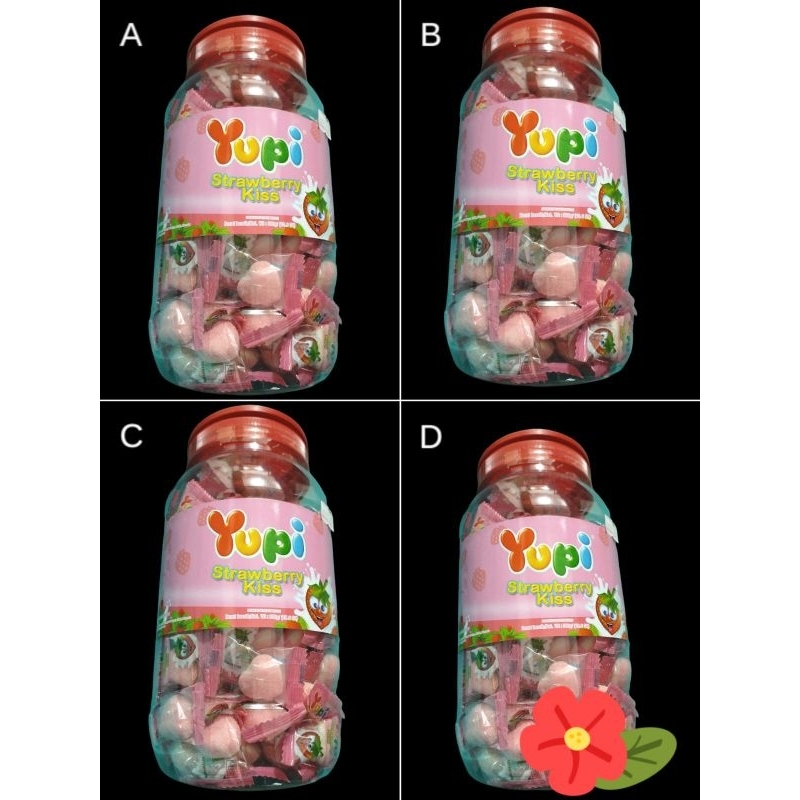 

YUPI STRAWBERRY 1 TOPLES 300gram