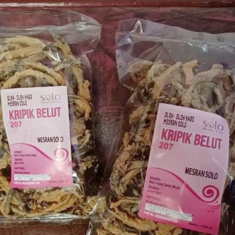 

Keripik Belut Mesran SOLO 250gr