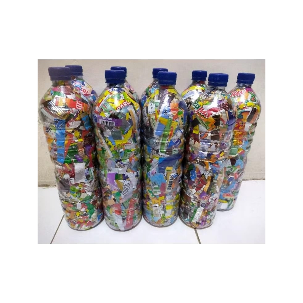 Ecobricks Botol A*ua 1500ml Berat 400-500gr