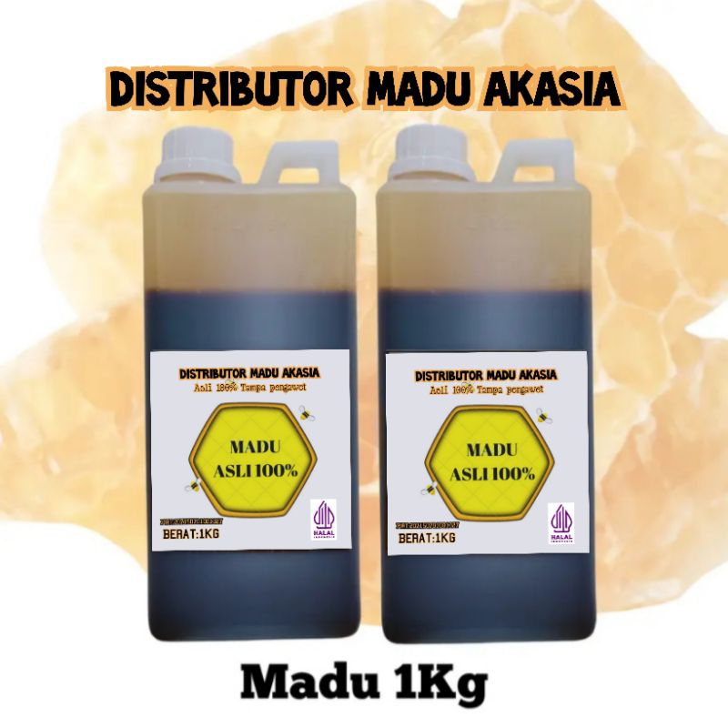 

Madu Gholiban Hutan Kalimantan plus Bee Pollen & Royal Jelly 1 kg