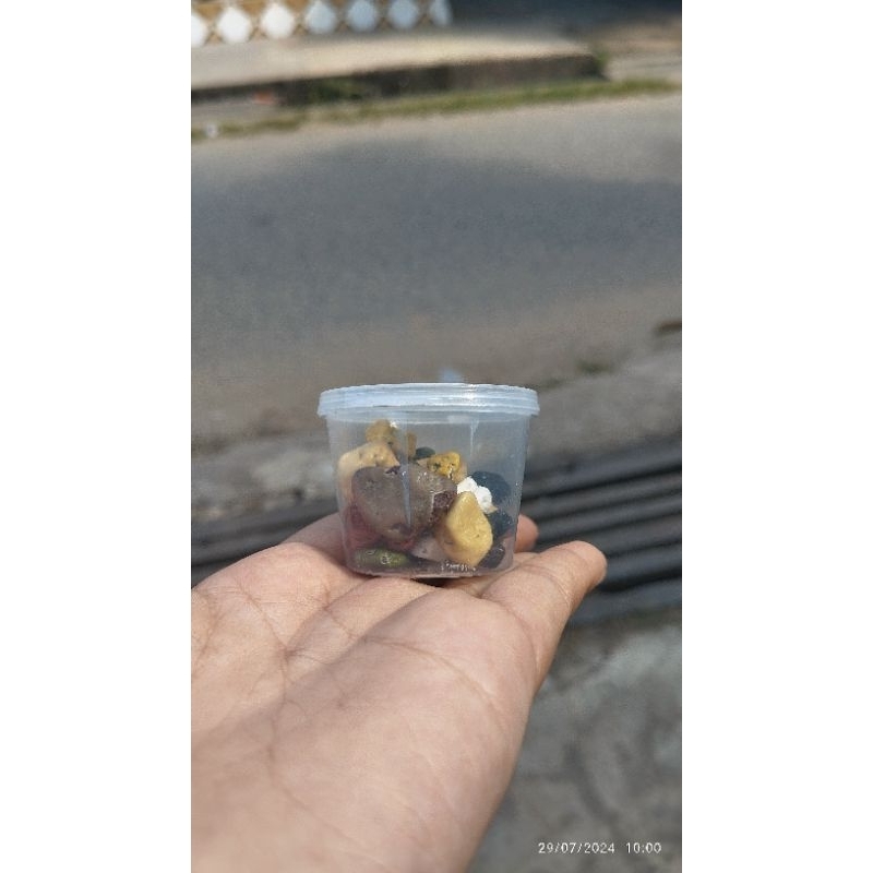 

paket usaha coklat kerikil arab dalam cup isi 10