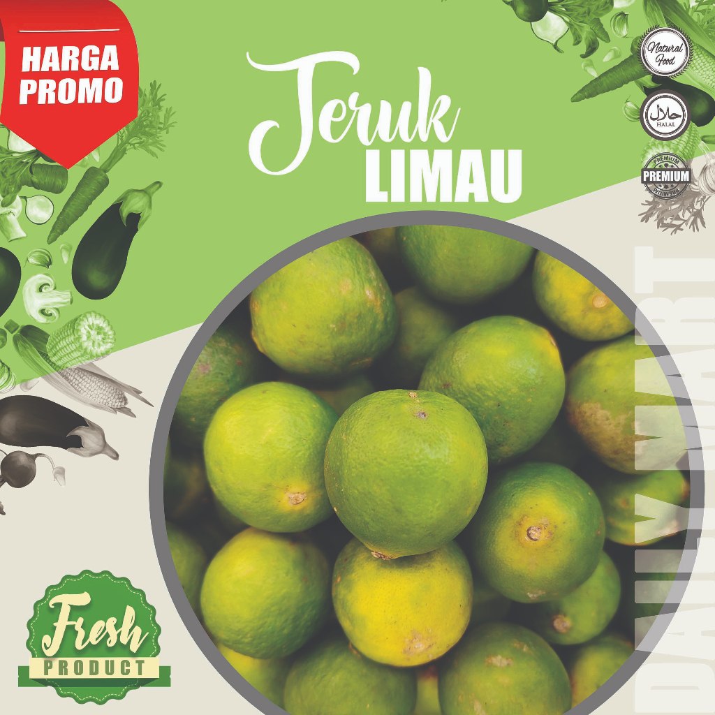 

Jeruk Limau/Nipis 250 GR (FRESH/SEGAR)