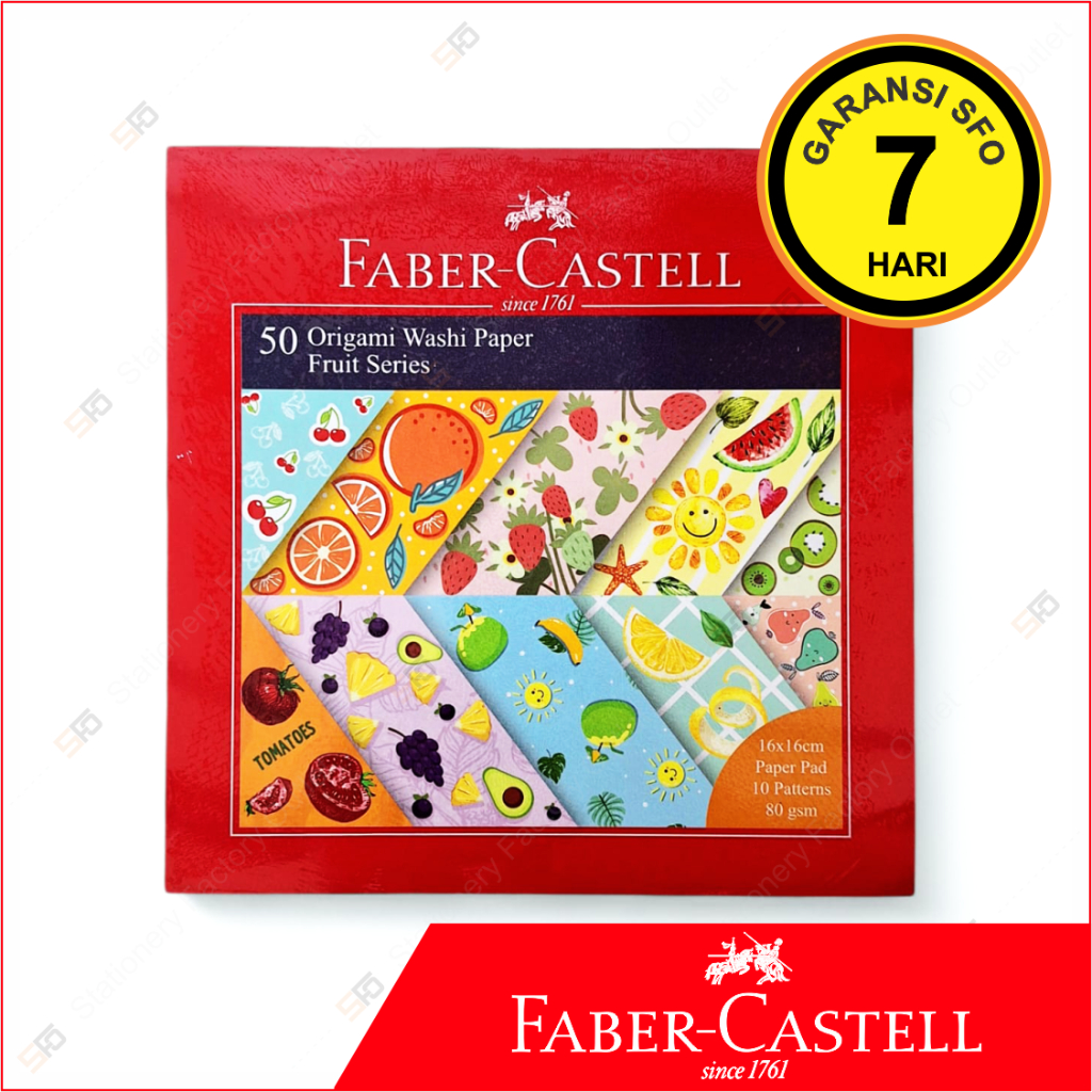 

Kertas Origami Faber Castell 16 x 16cm - SFO Semarang Official