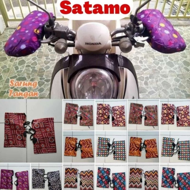 SATAMO SARUNG TANGAN MOTOR ANTI AIR/SARUNG TANGAN ANTI PANAS/SARUNG TANGAN MOTOR WANITA
