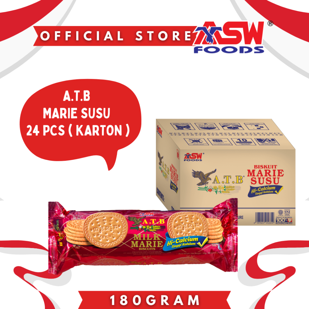 

A.T.B Marie Susu 180 gr - ( 24 Pcs ) - Karton