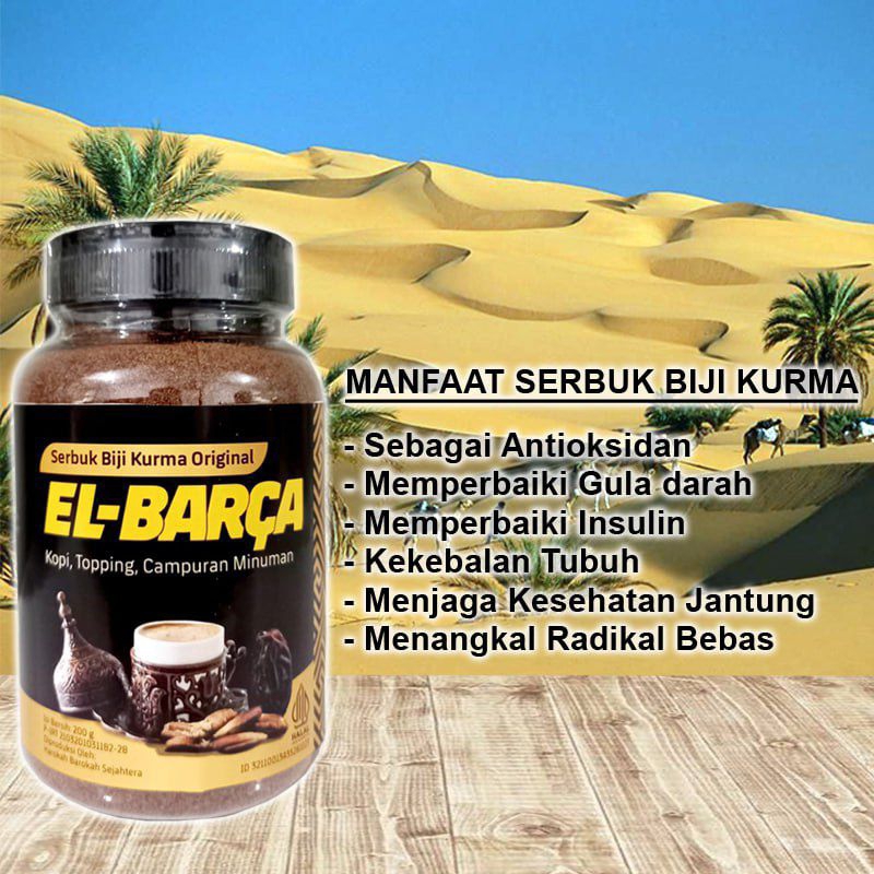 

EL BARCA SERBUK BIJI KOPI ORIGINAL 200 GRAM AMAN UNTUK LAMBUNG