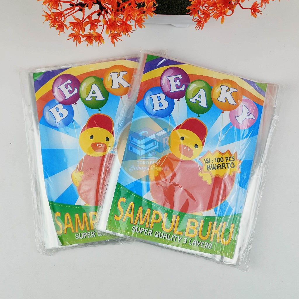 

Sampul Buku Plastik Bening Beaky Ukuran Kwarto Super 3 Layers