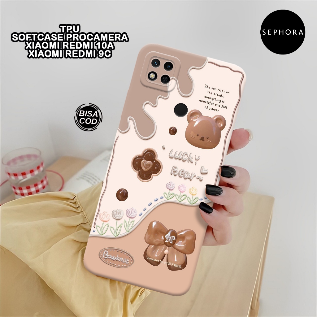Softcase Xiaomi Redmi 10A/9C Terbaru - Fashion Case Lucu - Softcase Redmi 10A/9C - Case Pro Camera -
