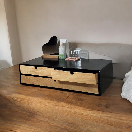 Rak meja/rak meja besar/rak aestetik pinus jati belanda