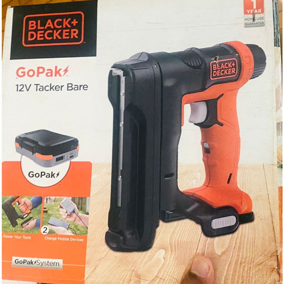 Black & Decker GoPaK 12V Tacker Bare Bekas Second