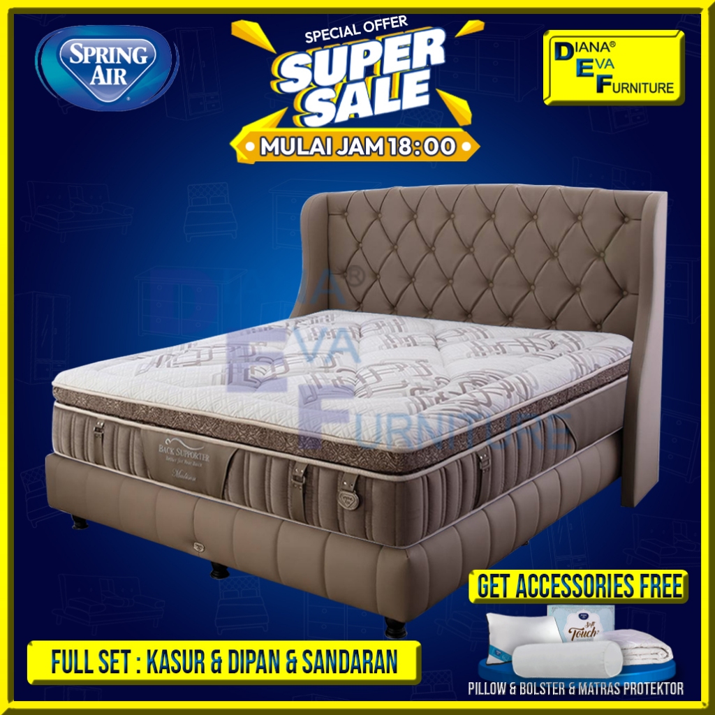 Spring Air Madison Set Kasur Springbed (Promo Special)