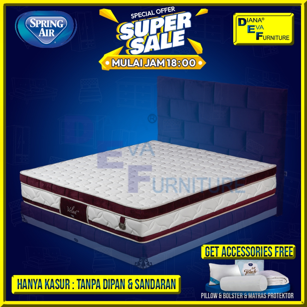 Spring Air Velvet HD Kasur Springbed