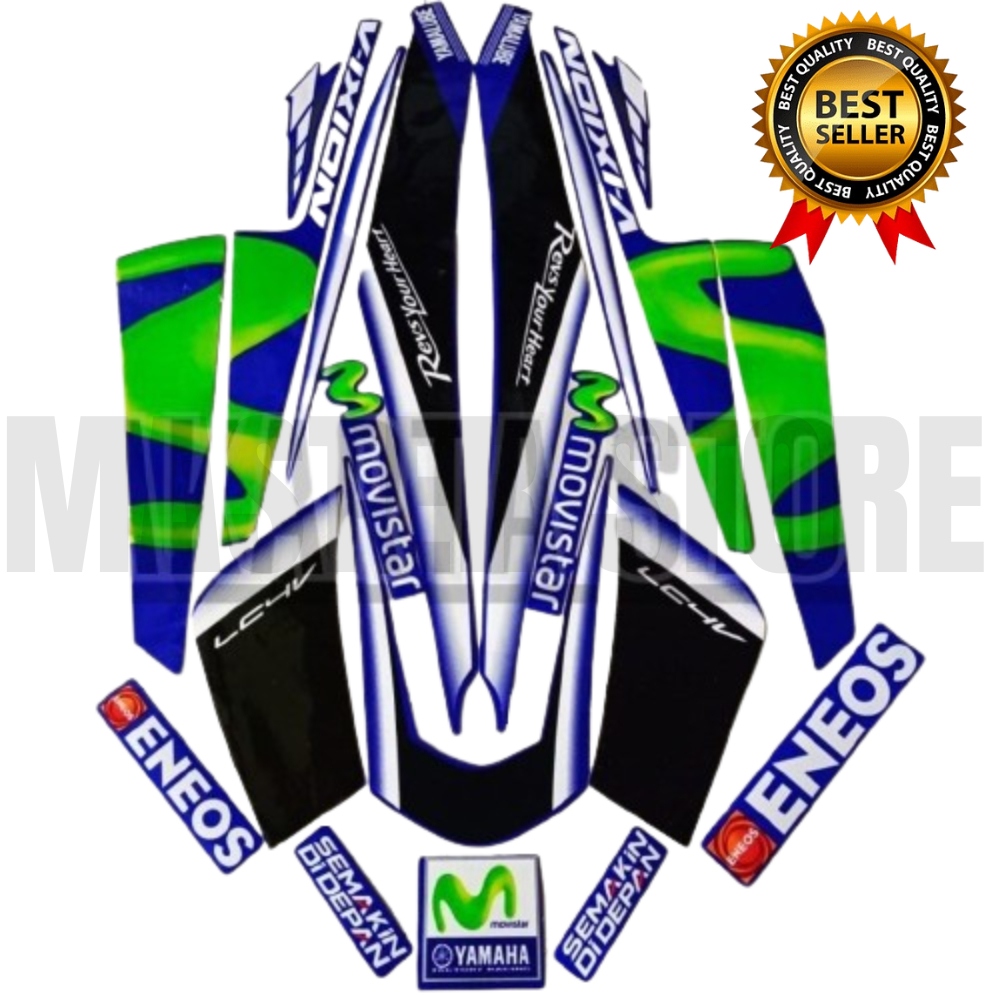 Stiker Sticker Striping Standart Ori Termurah Terlaris | VIXION MOVISTAR 2017| Terlaris Dan Termurah