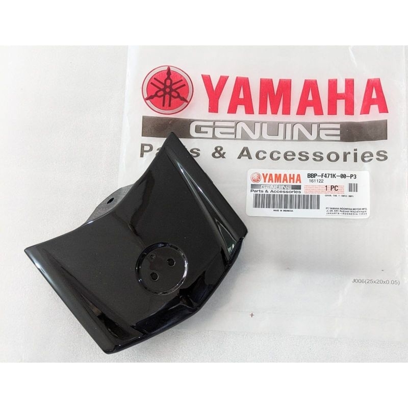 Buntut Ducktail Cover Lampu Ductail Belakang New Aerox 155 Hitam Metalic ORIGINAL YAMAHA BBP-F471K-0