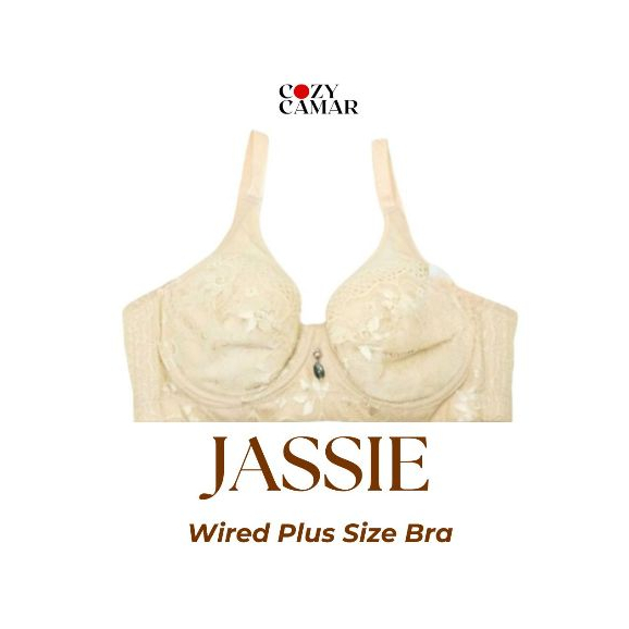 Bra Wanita JUMBO Kawat Tanpa Busa Cup D (Jassie)