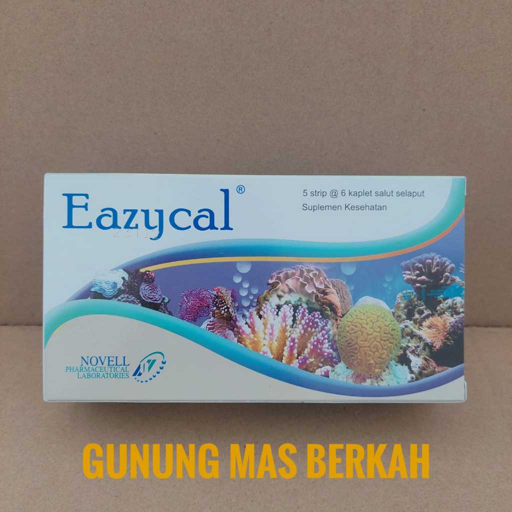 EAZYCAL Eazy Cal Eazycal eazycall kaplet - Vitamin Kalsium Ibu Hamil dan menyusui