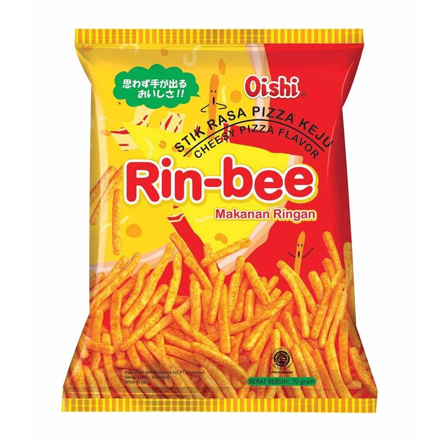 

OISHI RIN-BEE PIZZA 65GR