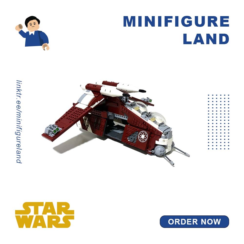 Lego Star Wars - Coruscant Guard Gunship - 75354 (VEHICLE ONLY)