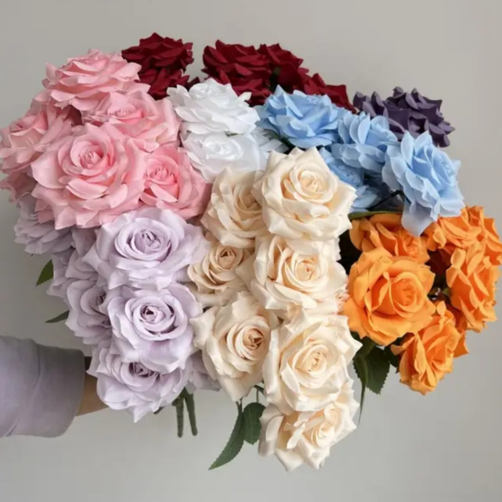 BUNGA ARTIFICIAL MAWAR / BUKET BUNGA 5 TANGKAI MAWAR