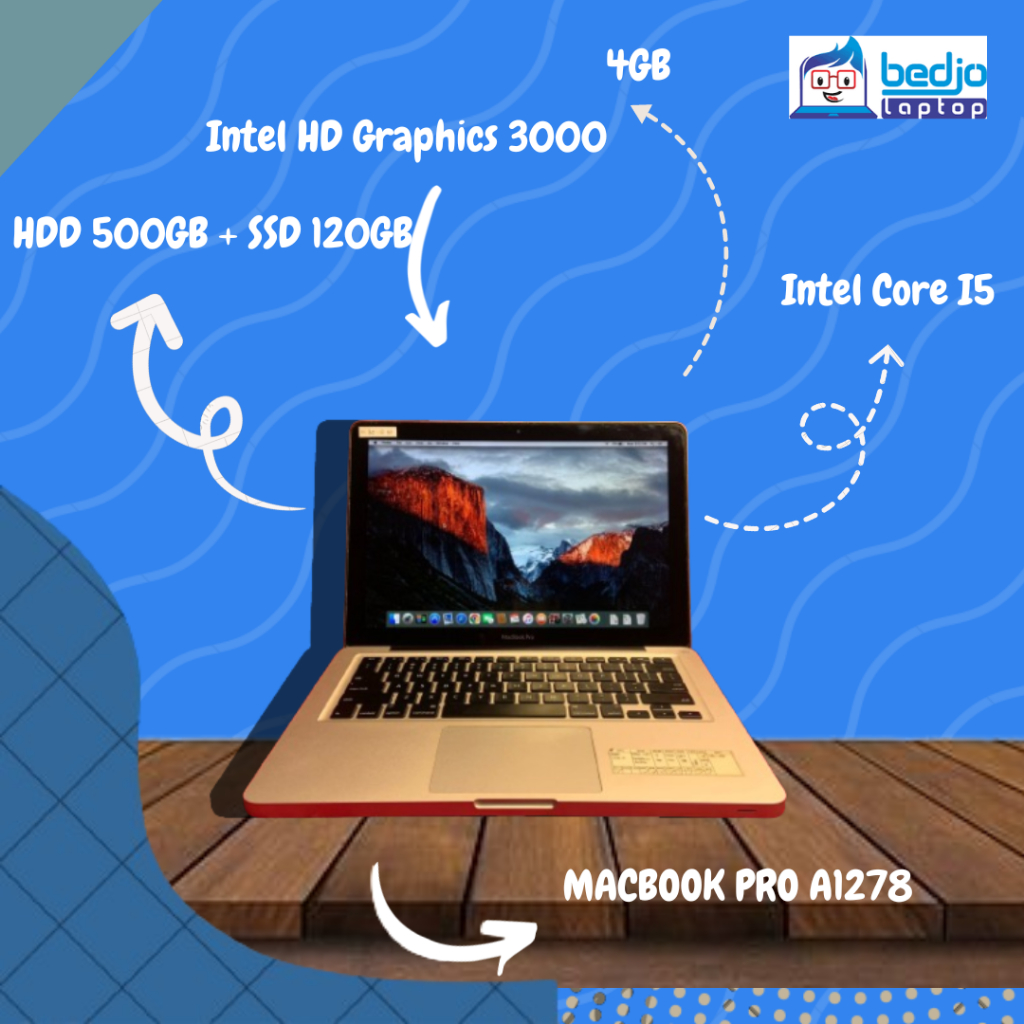 TERMURAH, Beli laptop bekas, Laptop Macbook, Macbook Termurah, Macbook Pro A1278