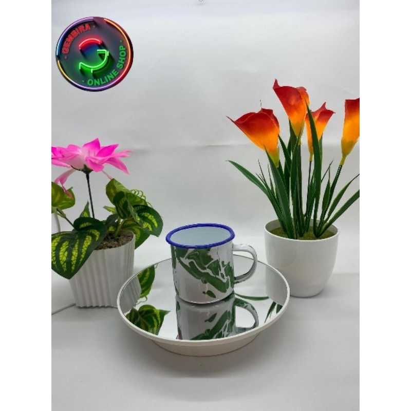 mug lurik/mug jadul/cangkir lurik/mug blirik 7cm