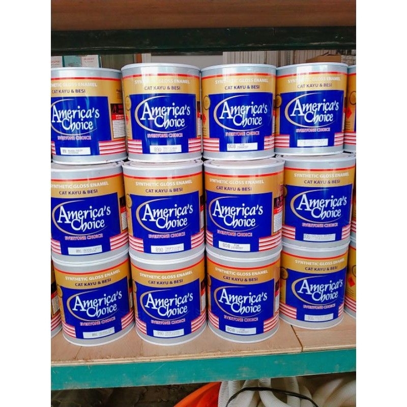 cat kayu dan besi synthetic Glossy