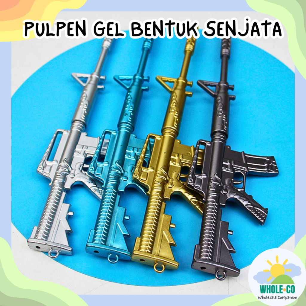

Pulpen Gel Bentuk Senjata Premium Free Fire Tembakan PUBG Keren Unik Mewah Termurah Grosir COD