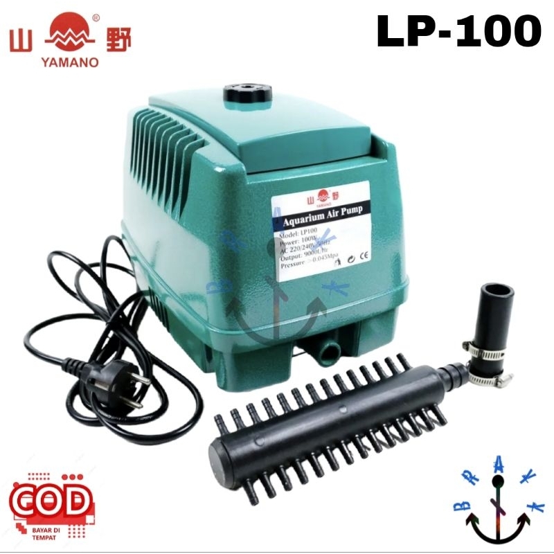 Mesin Gelembung Pompa Udara Aerator Low Noise Yamano LP 40 LP 60 LP 100