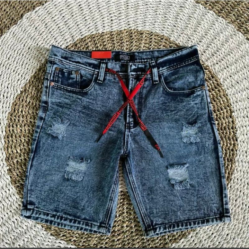 Celana pendek sobek Celana pendek jeans Celana sobek sobek Celana pendek snow Celana hitam