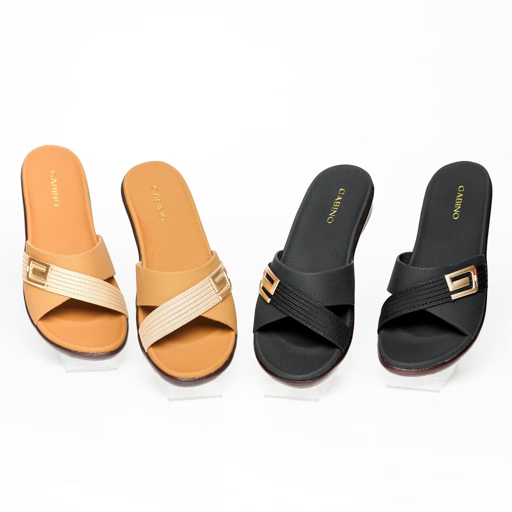 GABINO Sandal Wanita Wedges Slip On Casual Fummy - G1CB4002