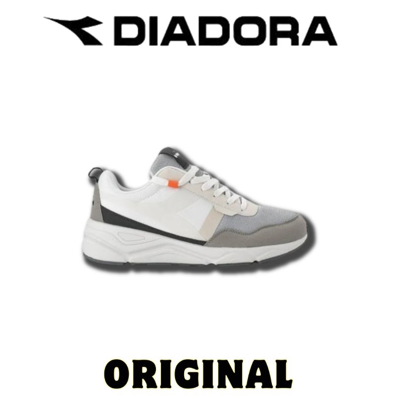 Sepatu Diadora Fandela White Grey Men's Original