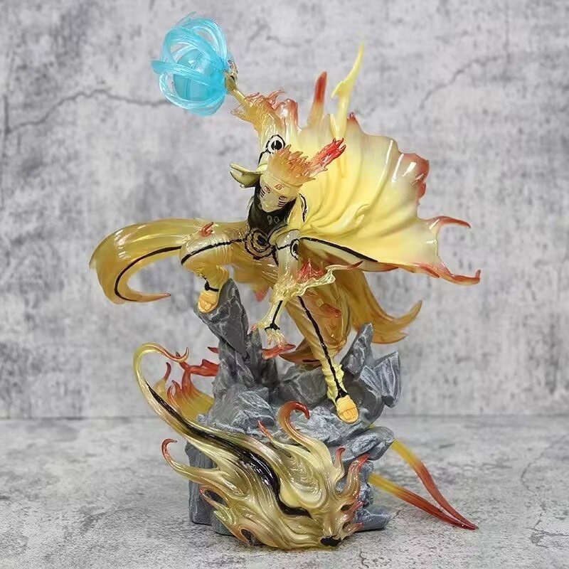 uzumaki naruto kurama mode action figure