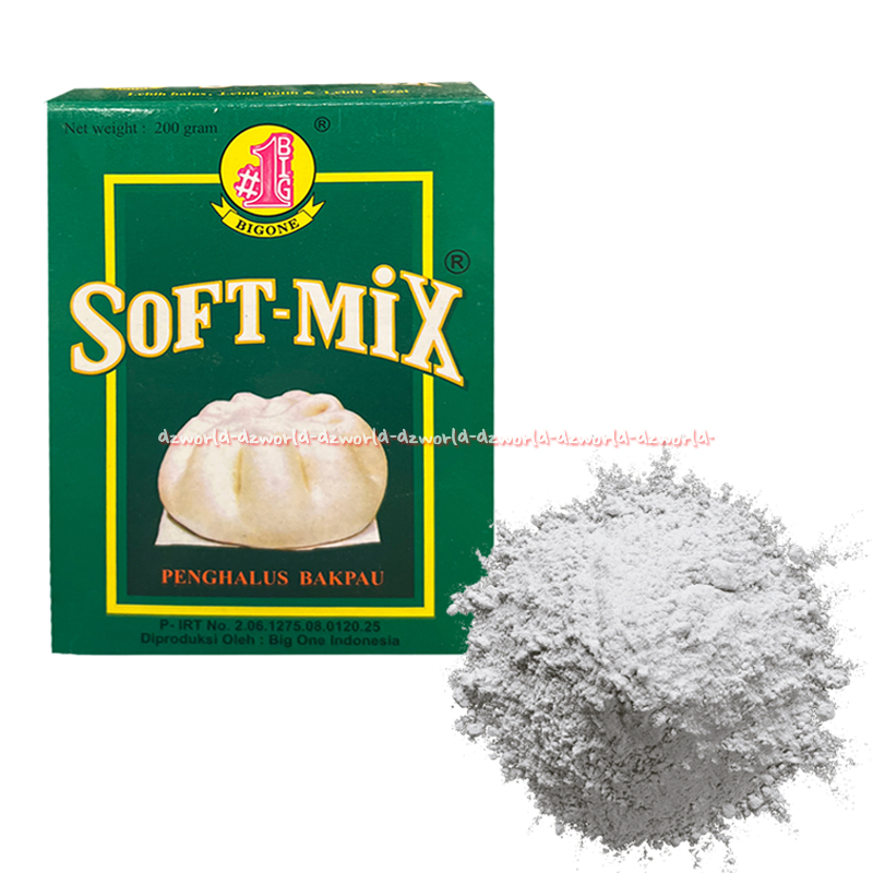 

Big One Soft-Mix 200gr Penghalus Bakpau Bakpou Tepung Softmix Big1 BigOne Soft Mix
