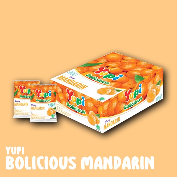 

Yupi Bolucious (Mandarin, Strawberry, Lychee, Blackberry)