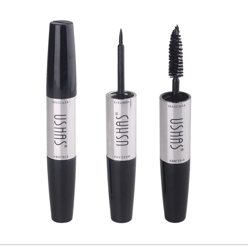 USHAS MASCARA 2IN1 MASCARA N EYELINER WATERPROOF - Maskara - UHAS MASCARA 2IN1 MASCARA N EYELINER WA