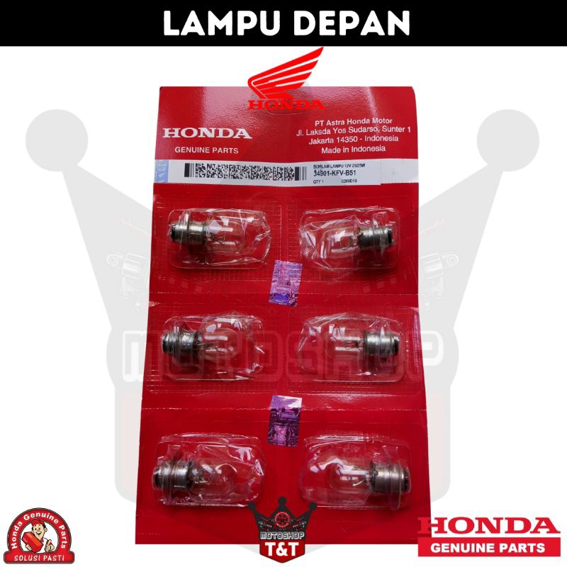 Lampu Stop Rem Belakang Depan Motor LED Halogen HONDA
